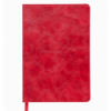 Блокнот діловий BELLAGIO, L2U, А5, 96 арк., клітинка, червоний, шт.шкіра