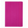 Блокнот деловой COLOR TUNES, А5, 96 л., линия, розовый, иск.кожа