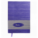 Блокнот деловой RELAX, А5, 96 л., линия, фиолет., иск.кожа ( BM.295201-07 )