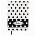 Блокнот діловий RELAX, А5, 96 арк., лінія, білий, шт.шкіра ( BM.295201-12 )