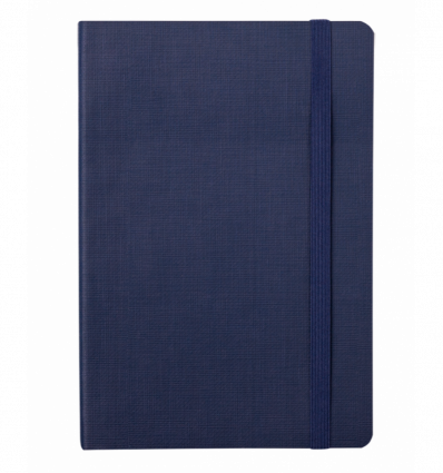 Блокнот деловой COLOR TUNES, А5, 96 л., линия, т.-синий, иск.кожа ( BM.295200-03 )