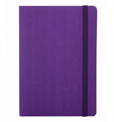 Блокнот діловий COLOR TUNES, А5, 96 арк, лінія, фіолетовий, шт.шкіра ( BM.295200-07 )