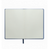 Блокнот діловий BRIEF, L2U, А5, 96 арк., клітинка, синій, шт.шкіра ( BM.295104-02 )