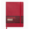 Блокнот деловой BRIEF, L2U, А5, 96 л., клетка, красный, иск.кожа ( BM.295104-05 )