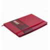 Блокнот деловой BRIEF, L2U, А5, 96 л., клетка, красный, иск.кожа ( BM.295104-05 )