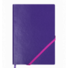 Блокнот діловий LOLLIPOP, L2U, А5, 96 арк., клітинка, фіолетовий, шт.шкіра ( BM.295103-07 )