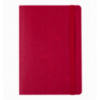 Блокнот діловий COLOR TUNES, А5, 96 арк., клітинка, червоний, шт.шкіра ( BM.295100-05 )