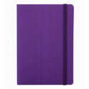 Блокнот діловий COLOR TUNES, А5, 96 арк., клітинка, фіолетовий, шт.шкіра ( BM.295100-07 )