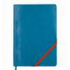 Блокнот діловий LOLLIPOP, L2U, А5, 96 арк., нелінов., блакитний, шт.шкіра ( BM.295003-14 )
