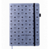 Блокнот діловий RELAX, А5, 96 арк., нелінов., сріблястий, шт.шкіра ( BM.295001-24 )