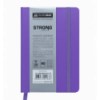 Блокнот діловий STRONG, L2U, 95x140 мм, 80 арк., клітинка, фіолетовий, шт.шкіра