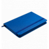 Блокнот діловий INGOT, 95x140 мм, 80 арк., клітинка, синій шт.шкіра