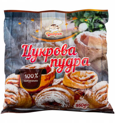 Цукрова пудра Добрик 100% 350г