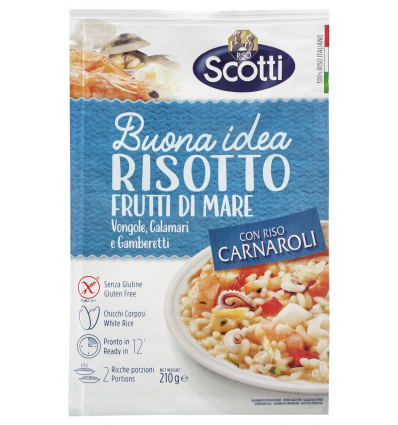 Смесь для ризотто Riso Scotti с морепродуктами 210г