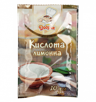 Кислота лимонна Добрик харчова 20г