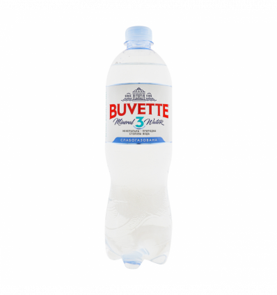 Вода мінеральна Buvette 3 слабогазована 750мл