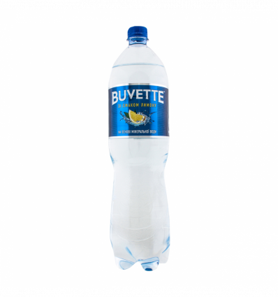 Вода мінеральна Buvette слабогазована зі смаком лимону 1,5л*6