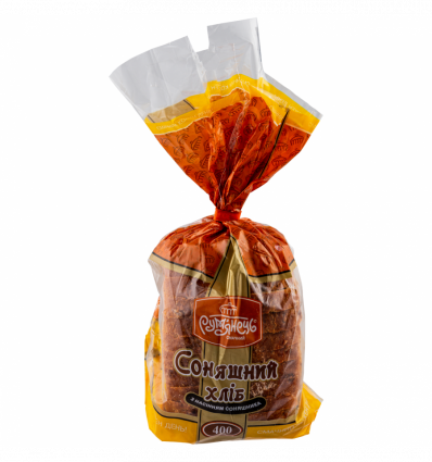 Хліб Рум`янець Соняшний з насінням соняшника нарізаний 400г