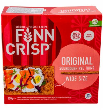 Хлебцы Finn Crisp ржаные цельнозерновые оригинальные 300г