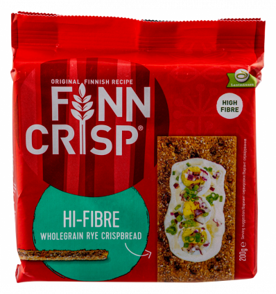 Хлебцы Finn Crisp Hi-Fibre ржаные с отрубями 200г