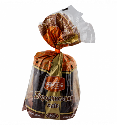Хліб Рум`янець Бородинський нарізаний скибками 500г