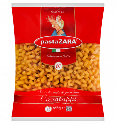Макарони Pasta ZARA Каватаппі з твердих сортів пшениці 1000г