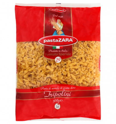 Макарони Pasta ZARA tripolini з твердих сортів пшениці 500г