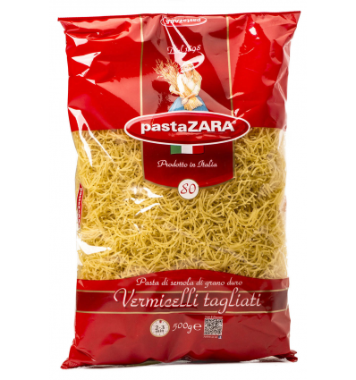 Изделия макаронные Pasta ZARA Vermicelli tagliati 500г