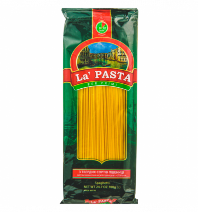 Макарони La Pasta спагетті довгі 700г