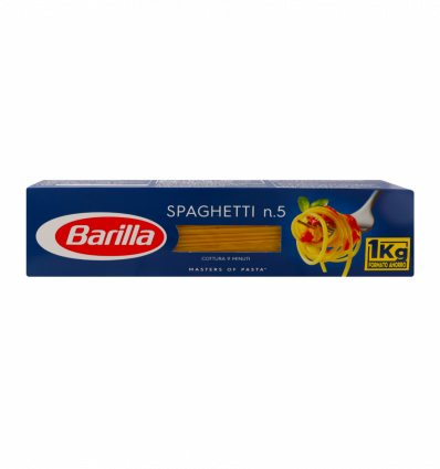 Макарони Barilla Spaghetti з твердих сортів пшениці 1кг