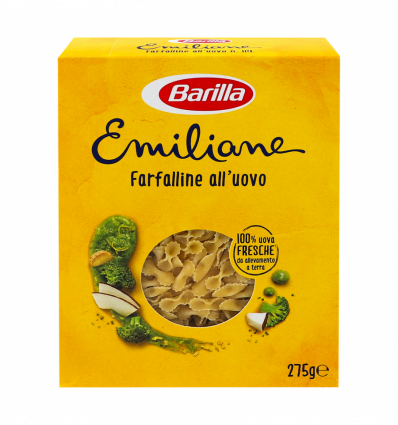 Изделия макаронные Barilla Фарфалине с яйцом 275г