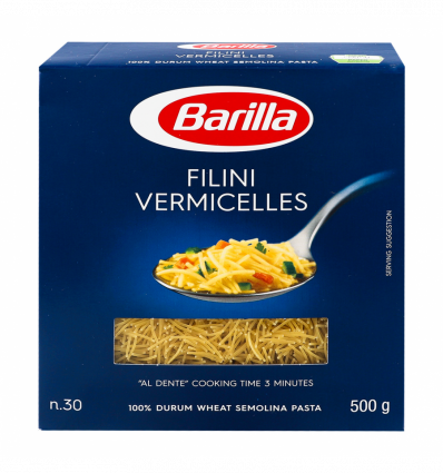 Макарони Barilla Filini з твердих сортів пшениці 500г