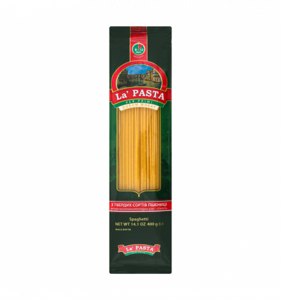 Вироби макаронні La Pasta Спагетті ниткоподібні довгі 400г