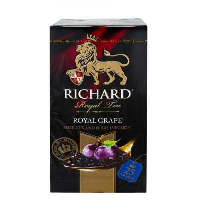 Чай Richard Royal Grape ягідно-трав`яний 25x2г/уп