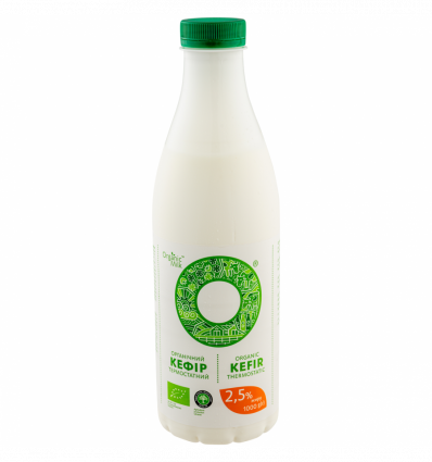 Кефир Organic Milk органический термостатный 2,5% 1000г