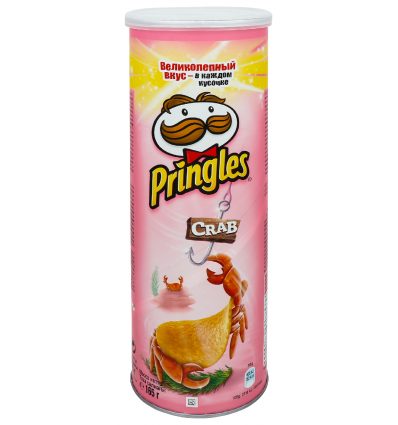 Чіпси Pringles картопляні краб 165г