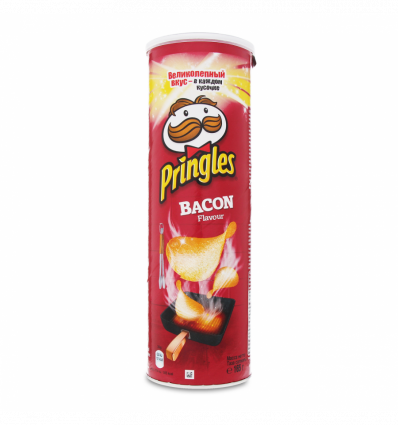 Чіпси Pringles картопляні бекон 165г