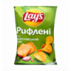 Чіпси Lays рифлені зі смаком королівського сиру 133г