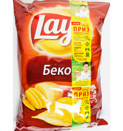 Чипсы Lay`s картофельные со вкусом бекона 133г