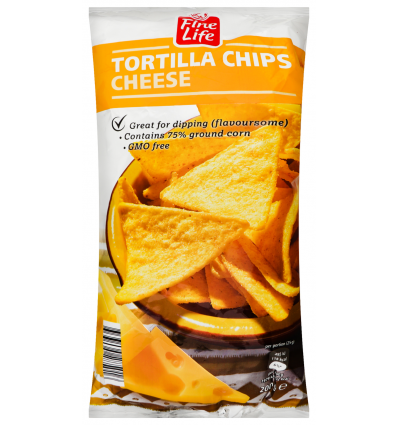Чіпси Horeca Select кукурудзяні зі смаком сиру 200г