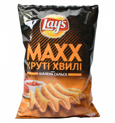 Чипсы Lay`s Maxx картофельные со вкусом сальсы 120г