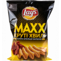 Чіпси Lay`s Maxx картопляні смак курячих крилець барбекю 120г