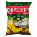 Чипсы Flint Chipster`s вкус сметаны с зеленью картофельные 130г
