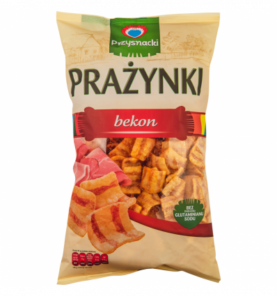 Снеки Przysnacki картопляно-пшеничні зі смаком бекону 140г