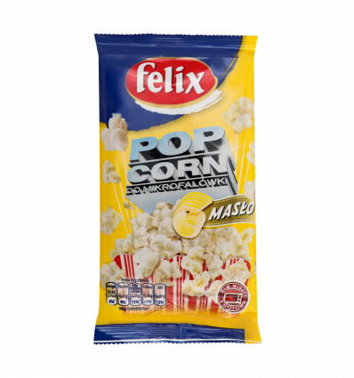 Попкорн Felix со вкусом сливочного масла для СВЧ 90г