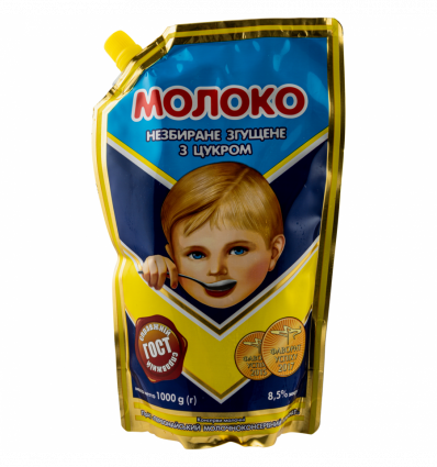 Молоко сгущенное Первомайський МКК цельное с сах 8,5% 1000г