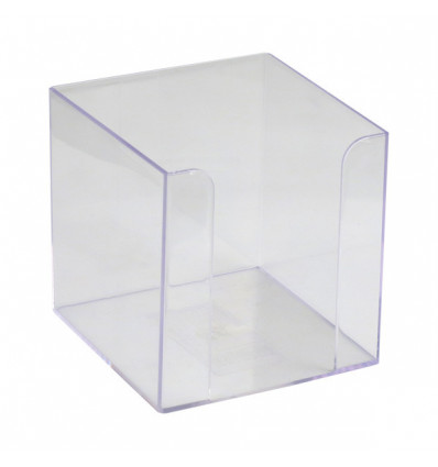 Куб для бумаги Delta D4005-27, 90х90х90 мм, прозрачный