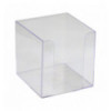 Куб для бумаги Delta D4005-27, 90х90х90 мм, прозрачный