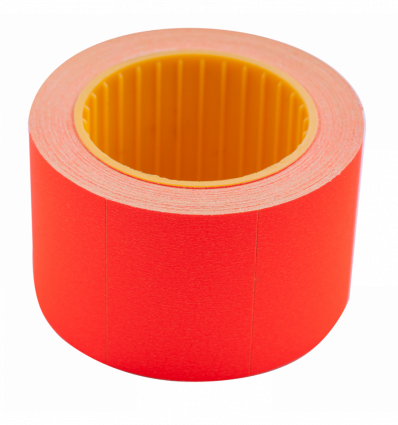 Цінник BUROMAX 35x25мм (240шт 6м) прямокутний зовнішнє намотування червоний (BM.282105-05)