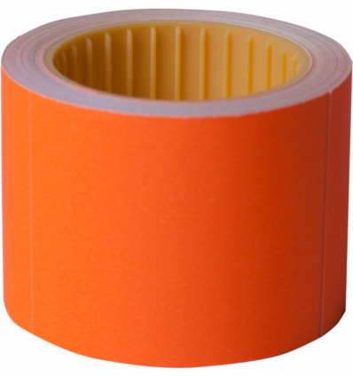 Цінник BUROMAX 50x40мм (100шт 4м) прямокутний зовнішнє намотування помаранчевий (BM.282112-11)